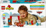 LEGO 10456 DUPLO Disney McQueen's Visit to Doc's Workshop, Construction Toy LEGO