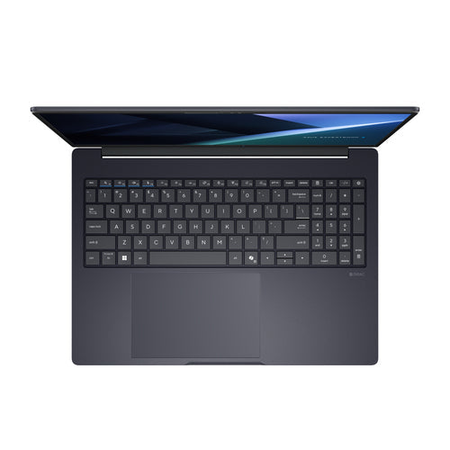 ASUS ExpertBook B5 G2 B5605CAA-PL0024X – tastatur og arbejdsflade set ovenfra; layout på billedet er illustrativt