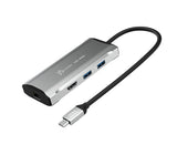 j5create – 4K/60 Hz USB-C rejsedock med 10 Gbit/s USB – Rejsedock med kabel