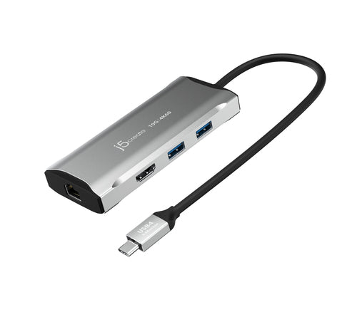 j5create JCD392-N – 4K/60 Hz USB-C rejsedock med 10 Gbit/s USB