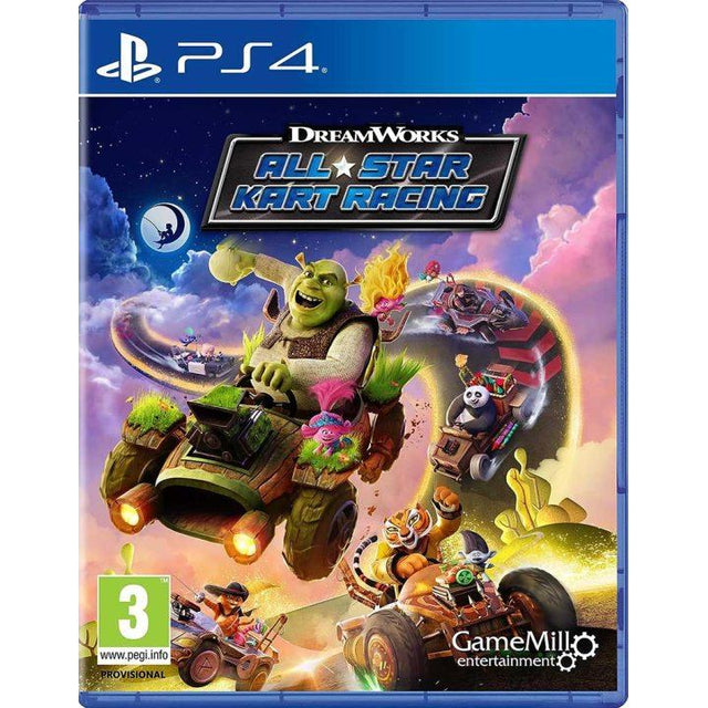DreamWorks All-Star Kart Racing – PlayStation 4 – spilomslag