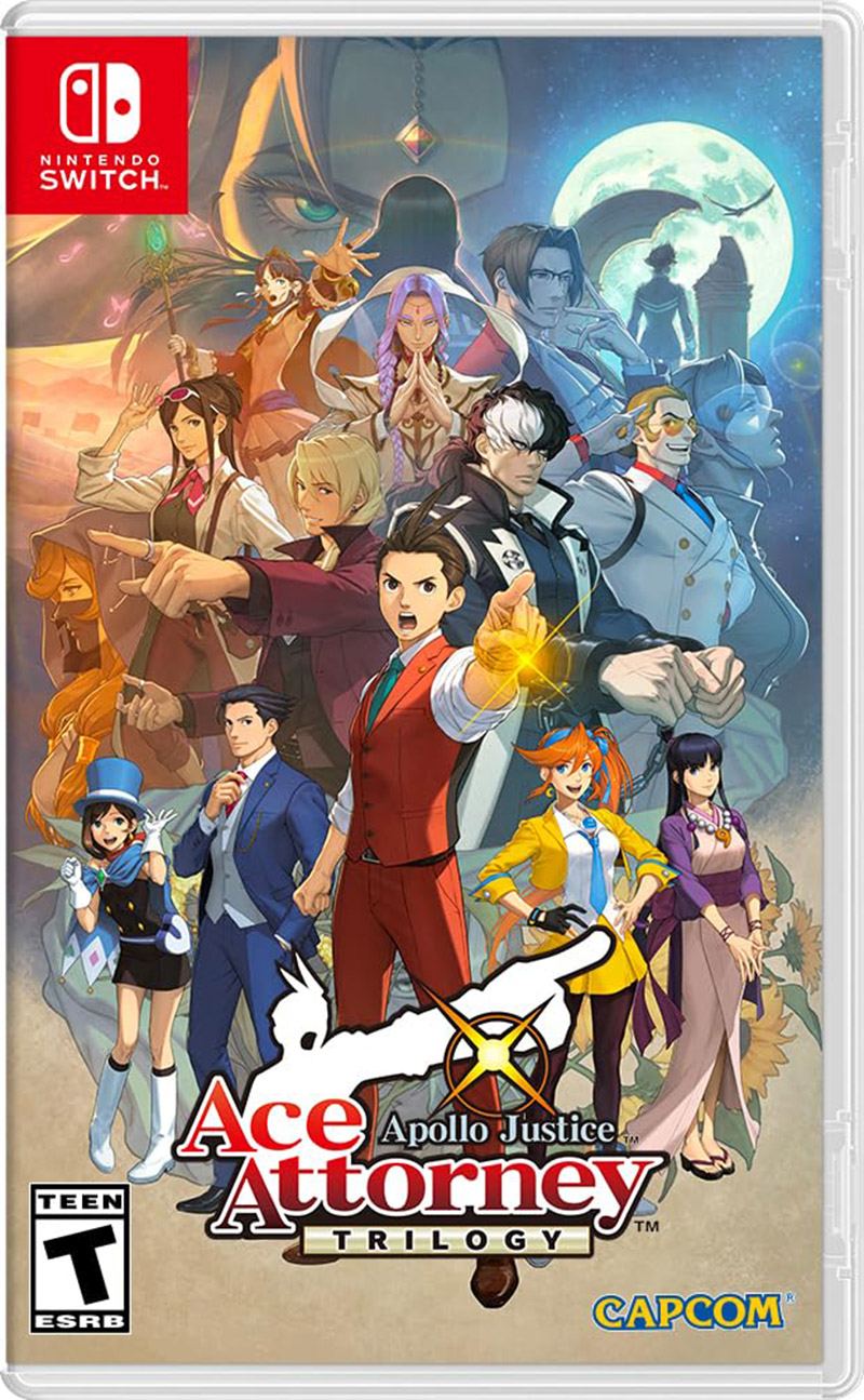 Apollo Justice: Ace Attorney Trilogy (Import) – Nintendo Switch – spilomslag