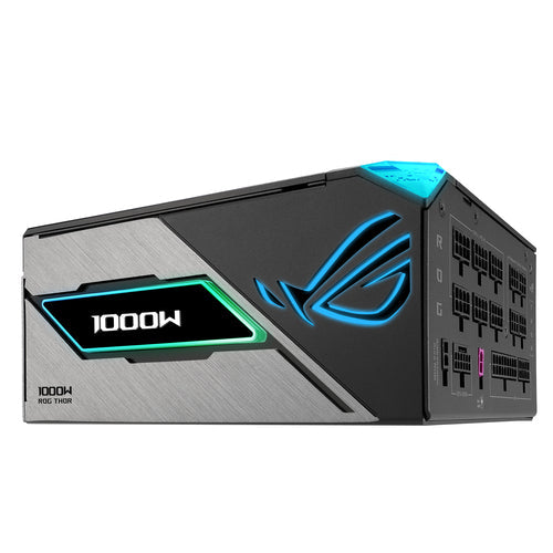 ASUS ROG Thor 1000P3 Gaming E – OLED-display og modulære stik