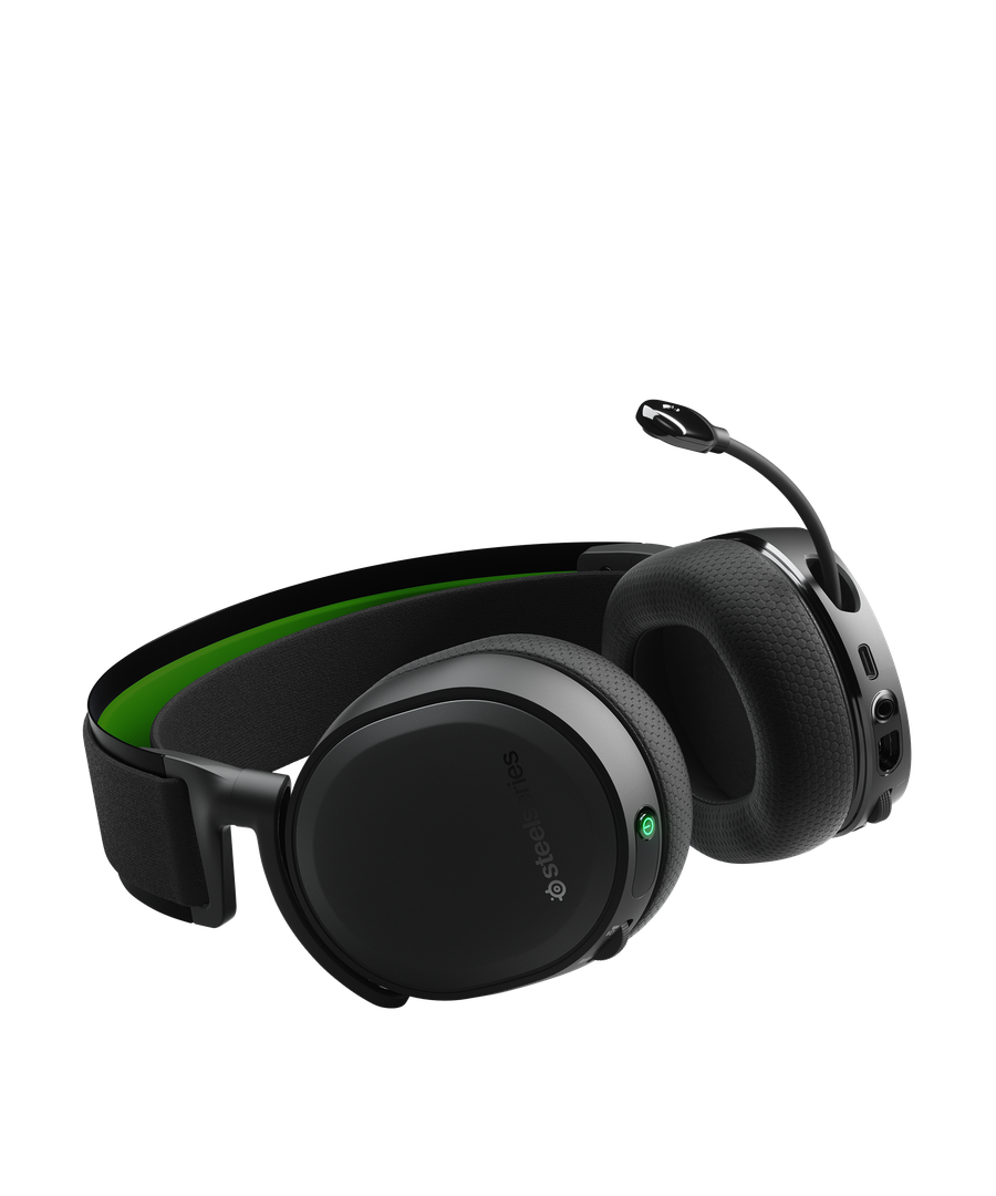 SteelSeries Arctis 7X+ Trådløs Headset Sort Grøn