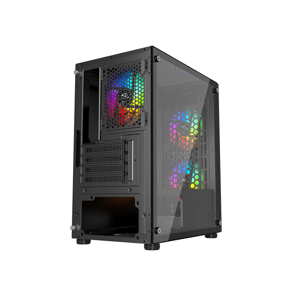 Nordic Gaming Fenris RGB Mini Tårn micro-ATX - Sort