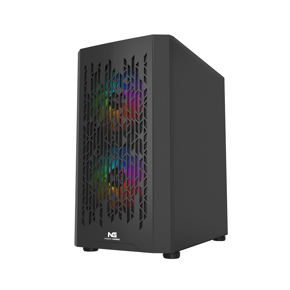 Nordic Gaming Fenris RGB Mini Tårn micro-ATX - Sort