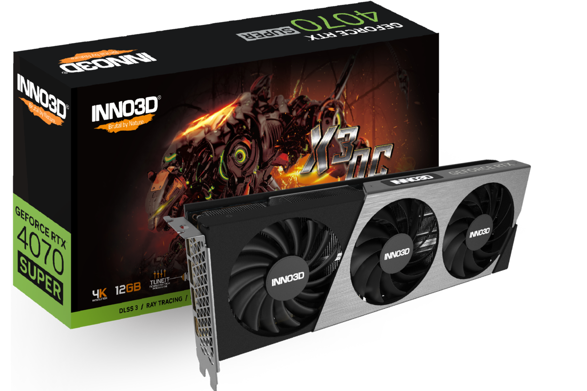 Inno3D GeForce RTX 4070 SUPER X3 OC 12GB