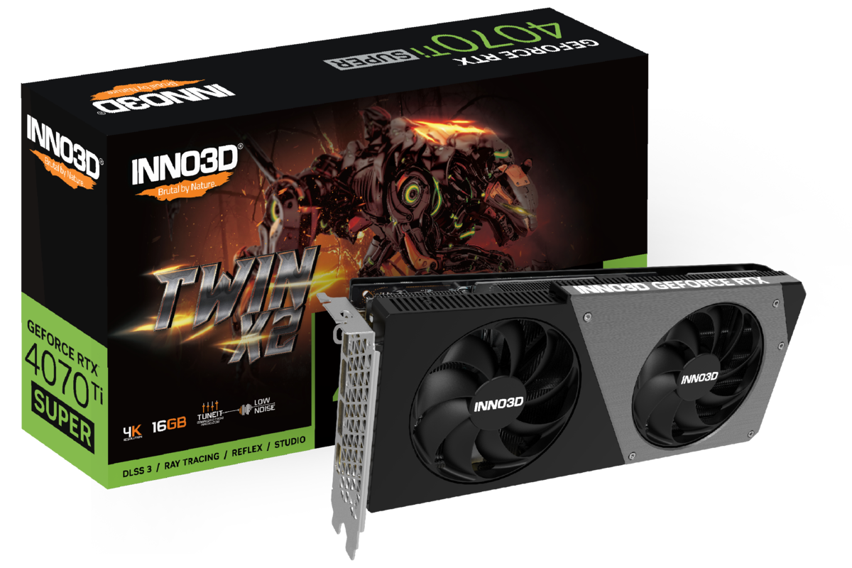 Inno3D GeForce RTX 4070 Ti SUPER Twin X2 16GB