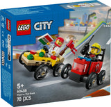 LEGO 60458 City Pizza Delivery Truck vs. Fire Truck LEGO