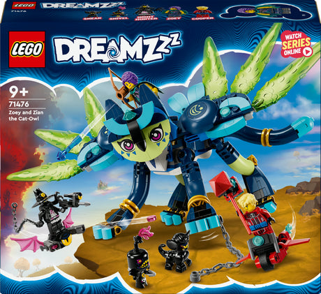 LEGO 71476 DREAMZzz Zoey and Zian the cat owl, construction toy LEGO