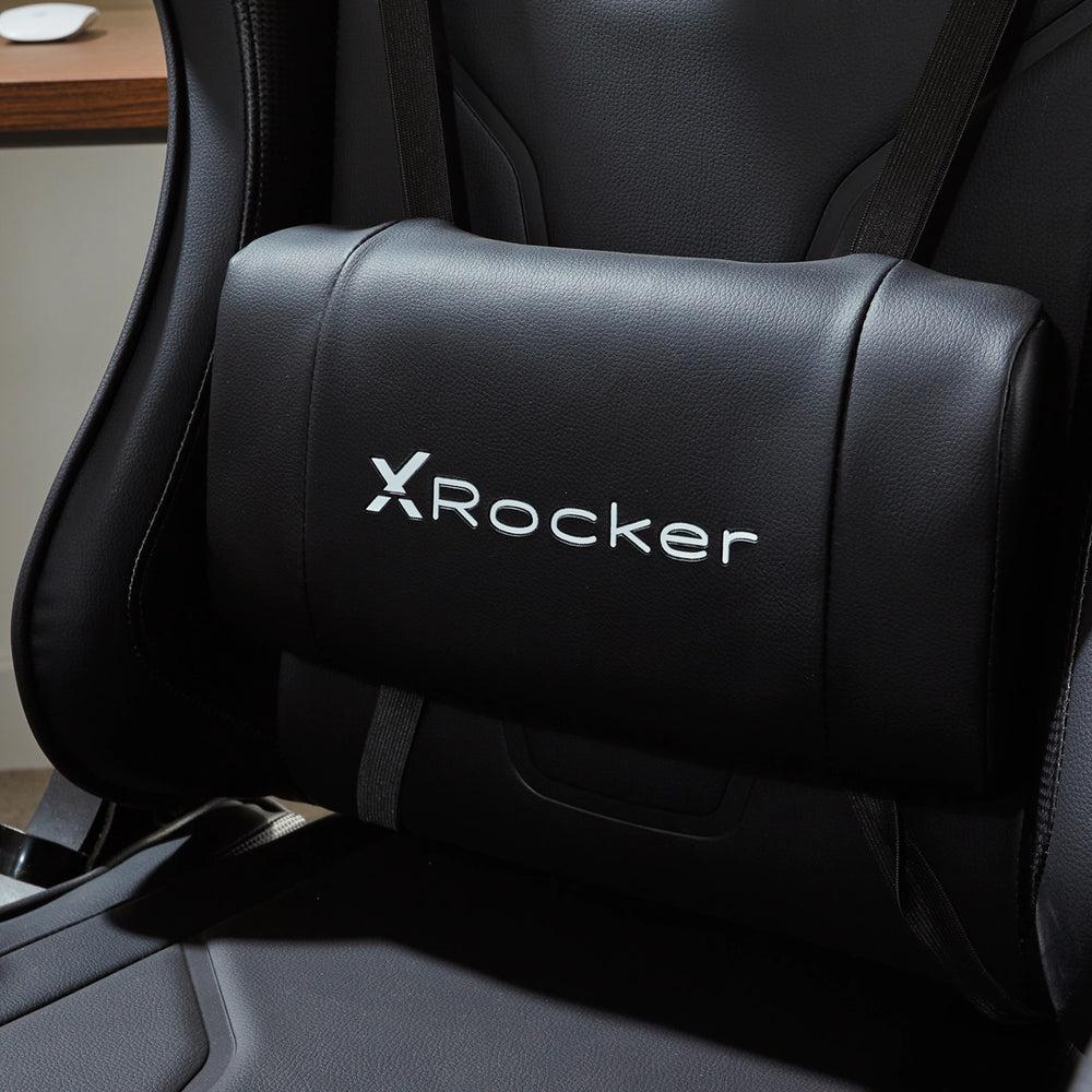 XROCKER AGILITY SPORT ESPORT PC OFFICE GAMING CHAIR - CARBON BLACK XROCKER