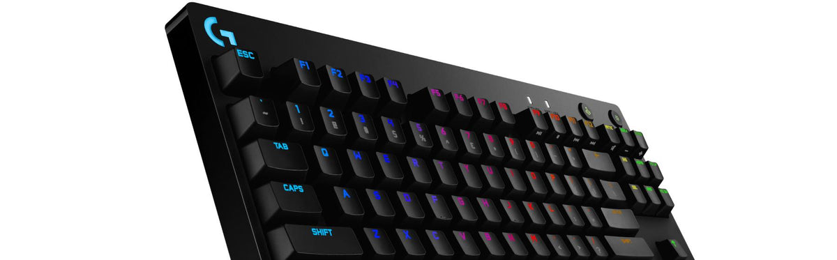 Logitech - PRO Gaming Keyboard - English (UK) - QWERTY Layout - Black - Mechanical Keyswitch - Windows, Mac OS Logitech