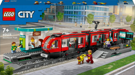 LEGO 60423 City Tram with Stop