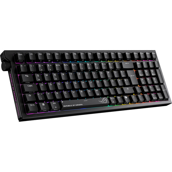 Asus ROG Strix Morph 96 Wireless – tastatur med tysk DE-layout – Sort