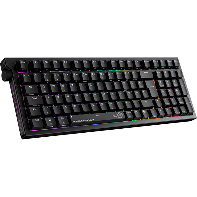 Asus ROG Strix Morph 96 Wireless – tastatur med tysk DE-layout – Sort