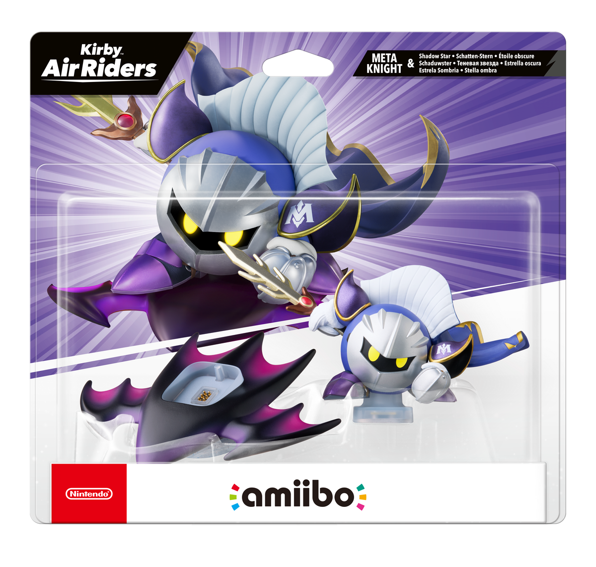 Nintendo amiibo Meta Knight & Shadow Star Kirby Air Riders – amiibo-emballage