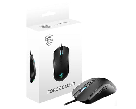MSI FORGE GM320 gamingmus - sort - visning 5