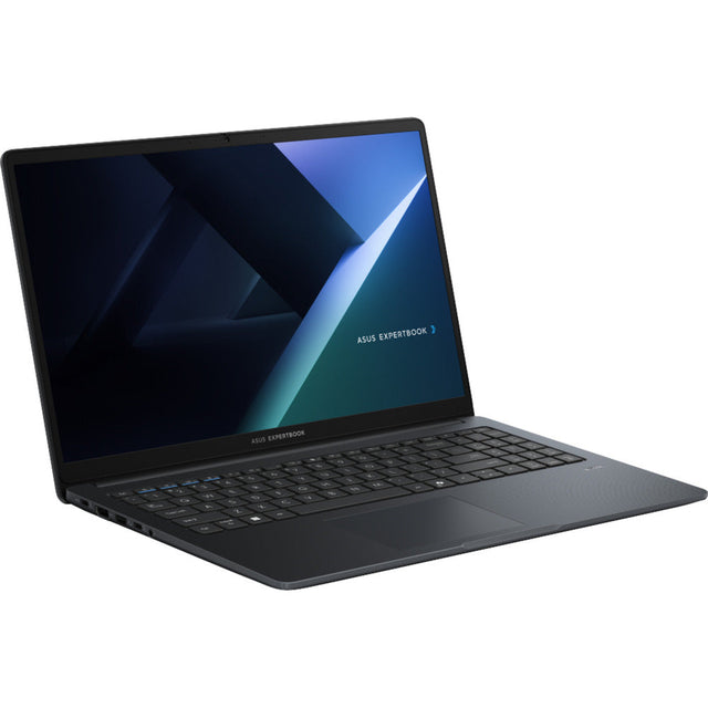 ASUS ExpertBook B1 B1503CVA – åben computer set skråt forfra