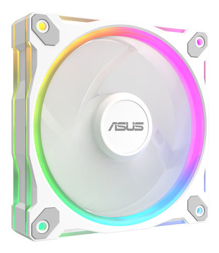 ASUS Prime MR120 ARGB Fan – kabinetblæser – Hvid