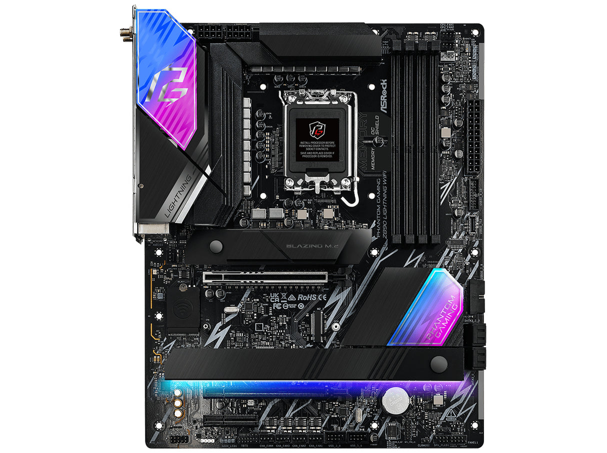 ASRock Z890 PG Lightning WIFI Motherboard ATX LGA-1851 Intel Z890 ASRock