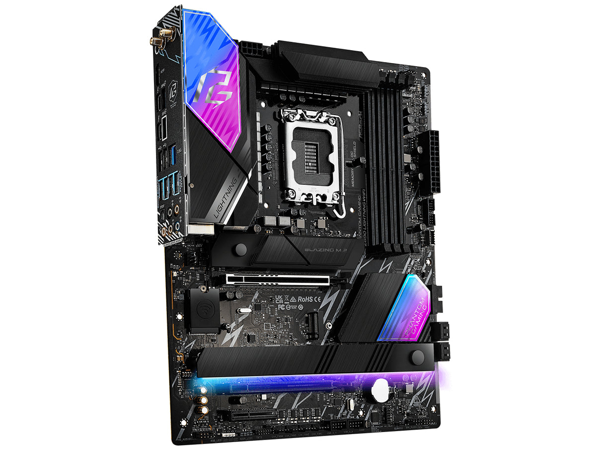 ASRock Z890 PG Lightning WIFI Motherboard ATX LGA-1851 Intel Z890 ASRock