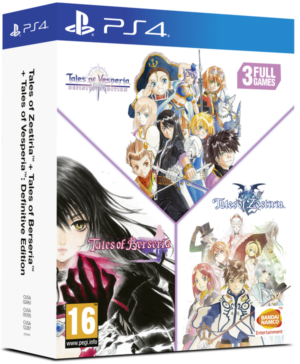 Tales of Vesperia + Tales of Berseria + Tales of Zestiria Compilation BANDAI NAMCO