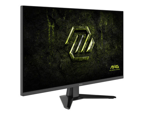 MSI MAG 325QFDE E18V – 31,5″ gamingskærm, 2560 × 1440, 180 Hz – forside set skråt