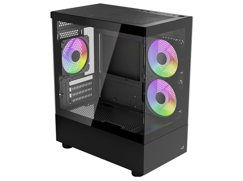 AeroCool Viewport Mini Tårn Micro ATX Ingen strømforsyning Sort