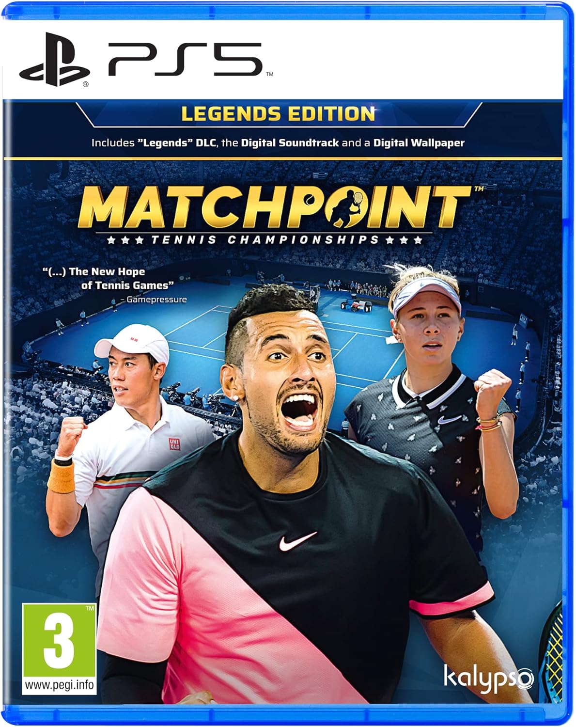 Matchpoint: Tennis Championships - Legends Edition (FR/Multi in game) – PlayStation 5 – spilomslag
