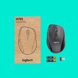 Logitech - Marathon M705 Wireless mouse CHARCOAL Logitech