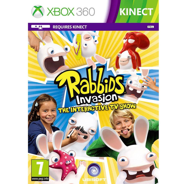 Rabbids Invasion: The Interactive TV Show – Kinect – Xbox 360 – forside