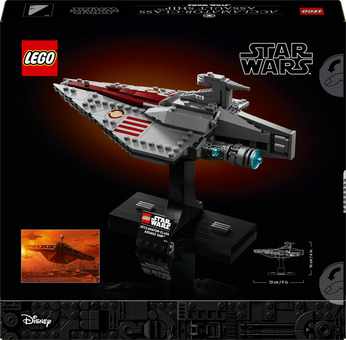 LEGO 75404 LEGO Star Wars Acclamator-class Assault Ship LEGO