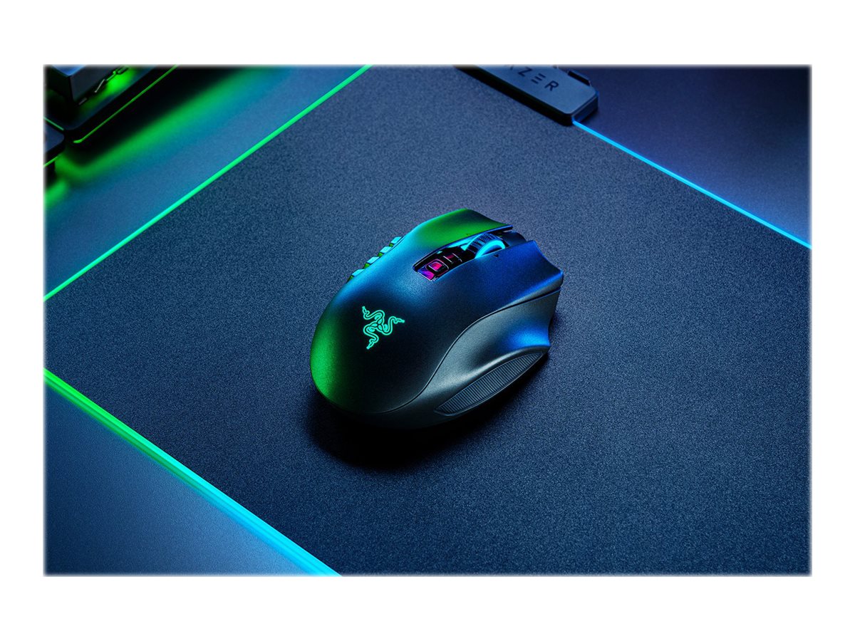 Razer Naga Pro Optisk Trådløs Sort Grøn