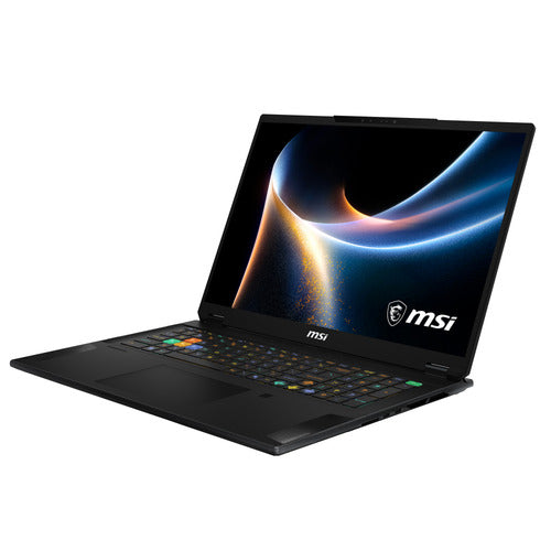 MSI Stealth 18 HX A2WI-203FRYNN – åben computer set skråt forfra