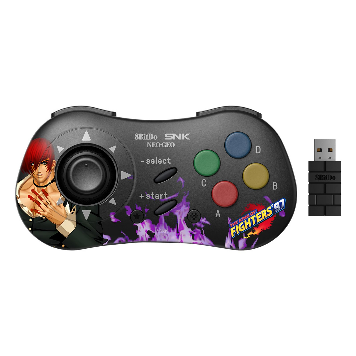 8BitDo NEOGEO Trådløs Pad - Iori Yag 8Bitdo