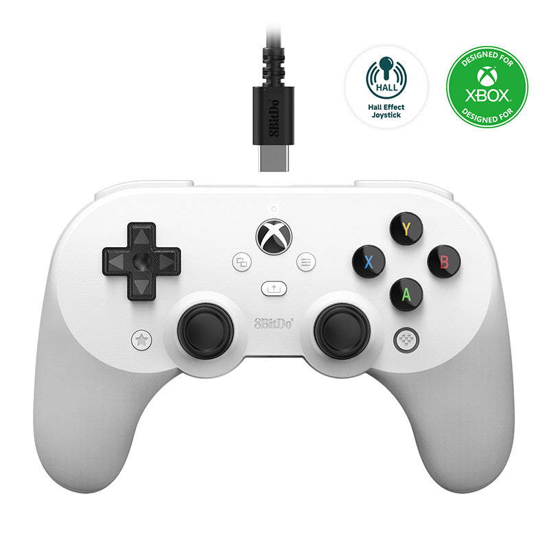 8BitDo Pro 2 Kablet Xbox Gamepad - Hvid 8Bitdo