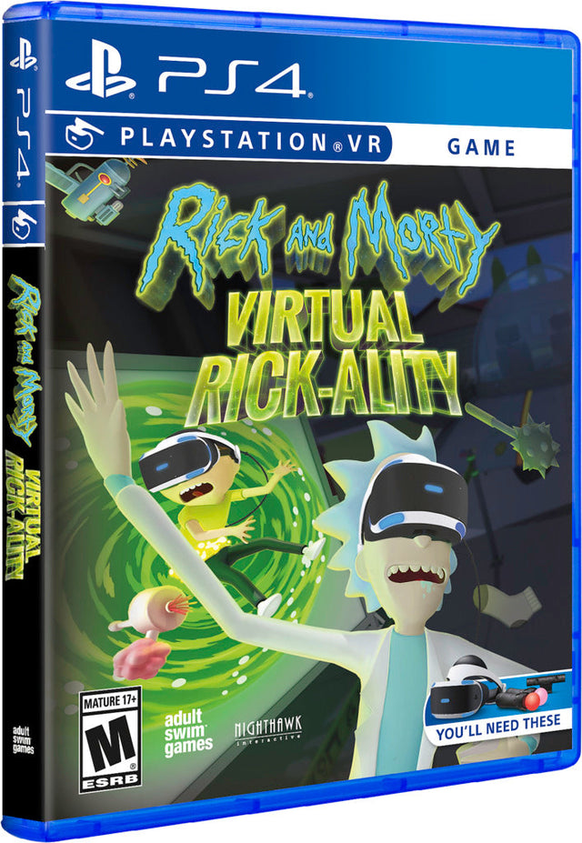 Rick and Morty Virtual Rick-Ality - PS4 - omslag