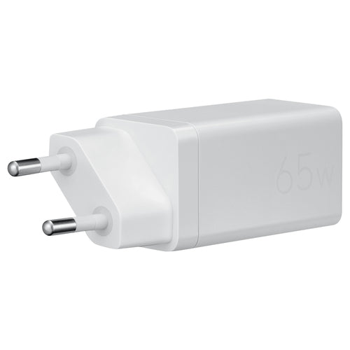 ASUS AC65-05 GaN-oplader – 65 W – 2×USB-C – Hvid/EU