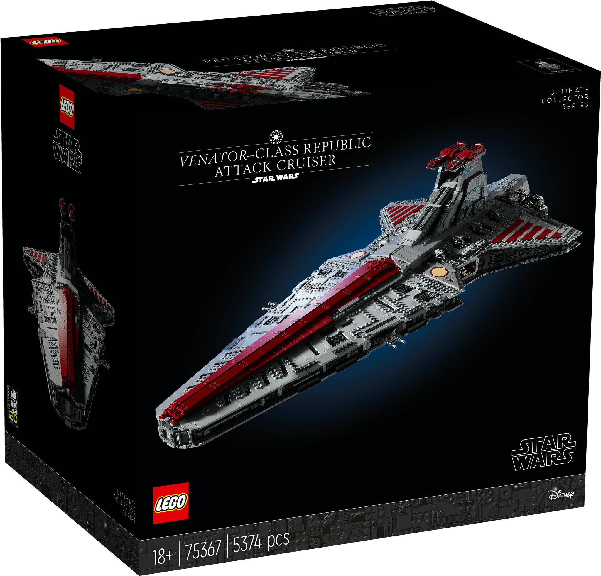 LEGO 75367 Star Wars Republic Venator Class Attack Cruiser Construction Toy LEGO