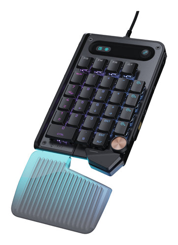 Turtle Beach Command KP7 – USB-gamingkeypad – Sort – keypad set ovenfra