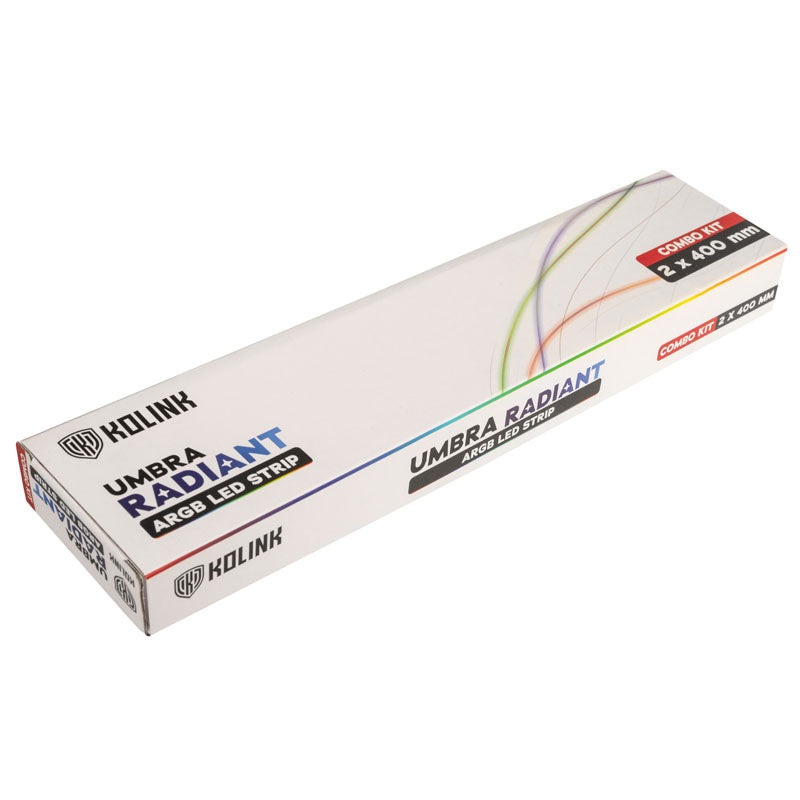 Kolink Umbra Radiant ARGB LED Strip Combo Kit - 2 x 400mm