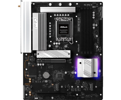 ASRock B860 Pro RS WiFi bundkort - produktbillede 2