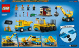 LEGO 60391 City Construction Vehicles and Crane with Wrecking Ball Construction Toy LEGO