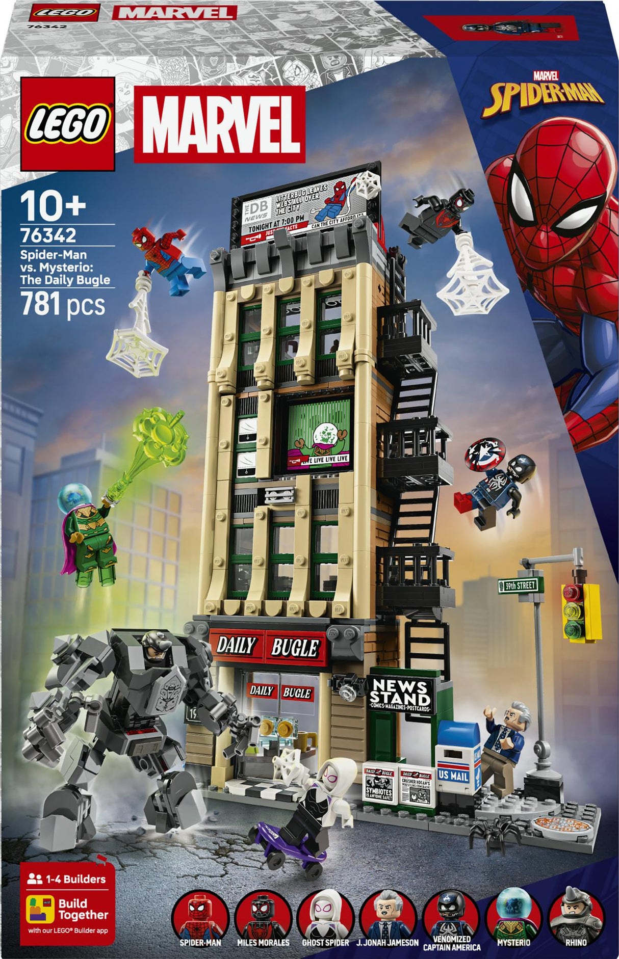 LEGO - Super Heroes - Spider-Man vs. Mysterio: The Daily Bugle (76342) LEGO