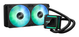 ASUS LC 240 ARGB – set skråt forfra (vinkel 4)