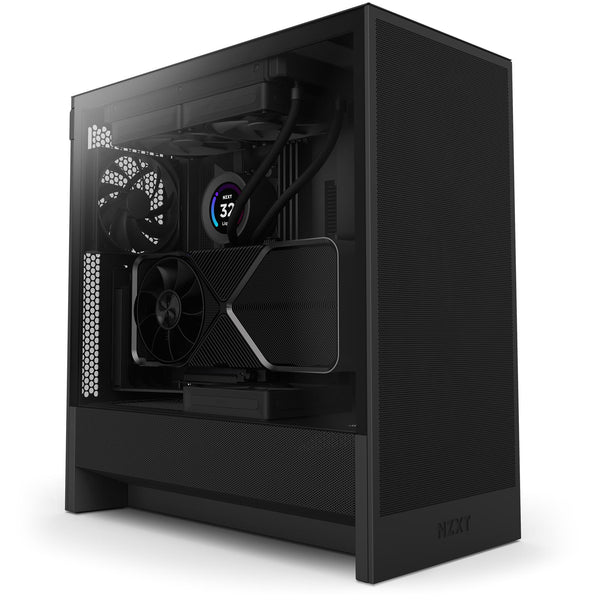 NZXT H5 Flow (2024) Midi Tower-chassi - Svart