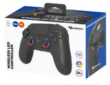Subsonic – sort trådløs LED-controller til PS4 og PC – emballage, forside