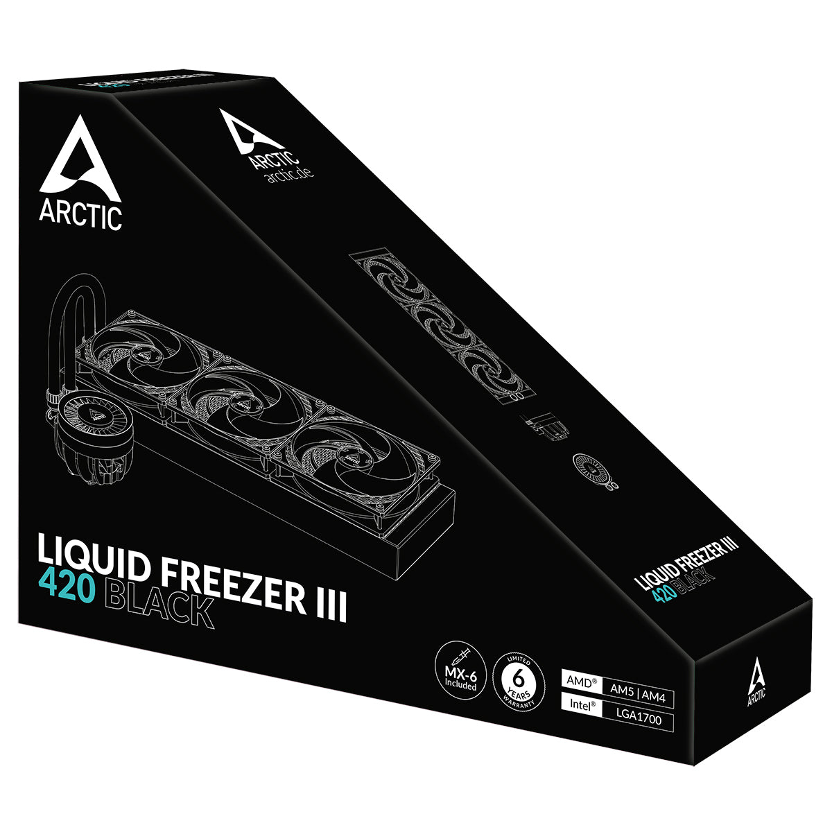 ARCTIC Liquid Freezer III 420 kølesystem 1-pack Sort 120 mm