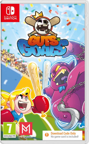 Guts ’N Goals – Code in Box – Nintendo Switch – spilomslag