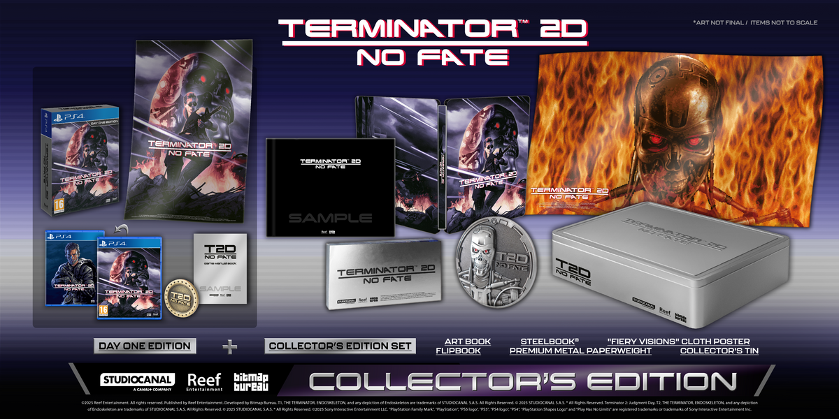 Terminator 2D: No Fate – Collector’s Edition – PlayStation 4 – fysisk udgave
